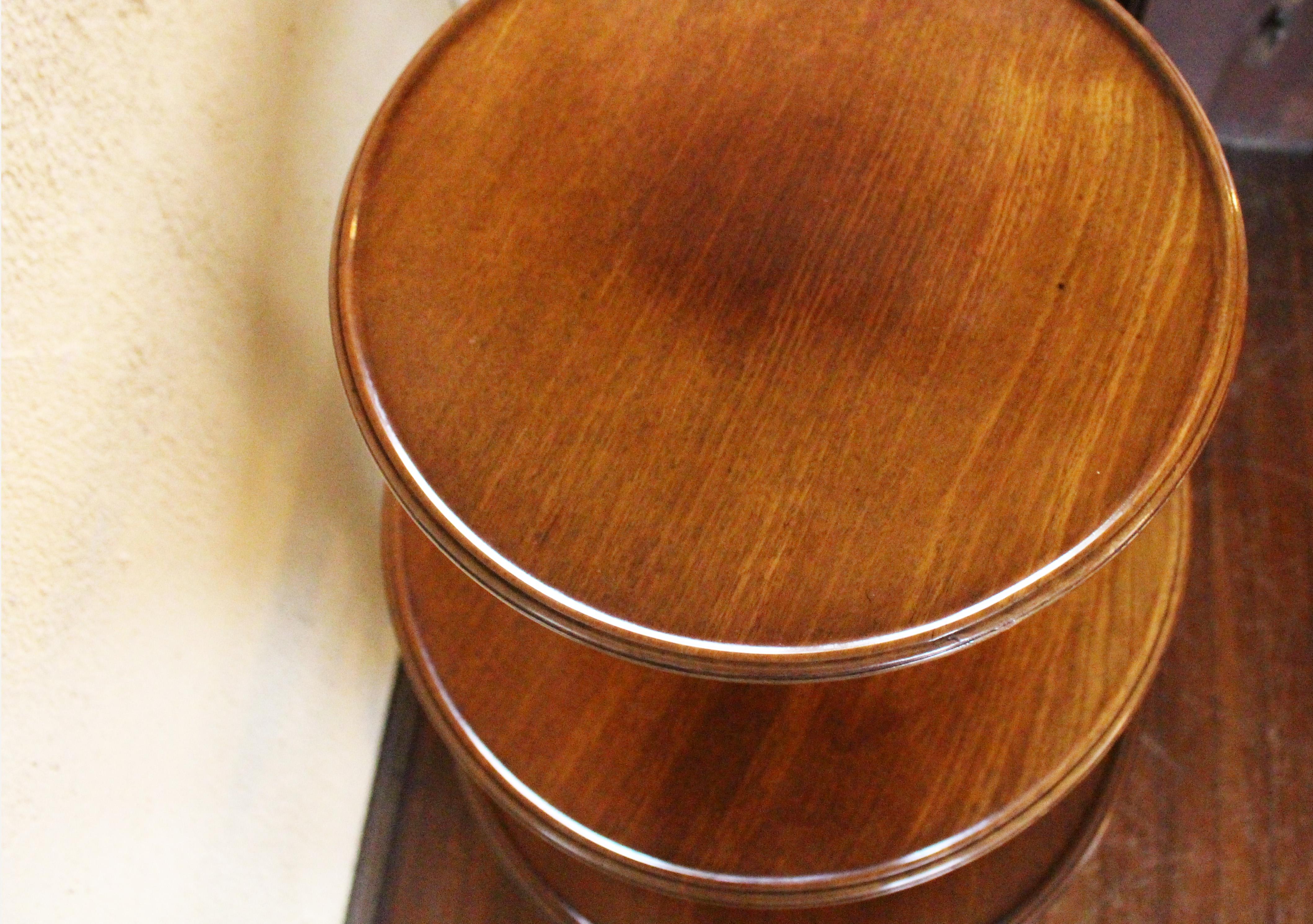 Wood Circa 1780 George III English Dumbwaiter For Sale
