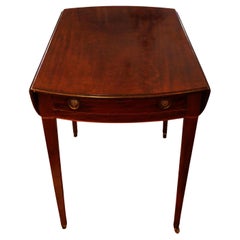 Antique Circa 1780 Oval Pembroke Table