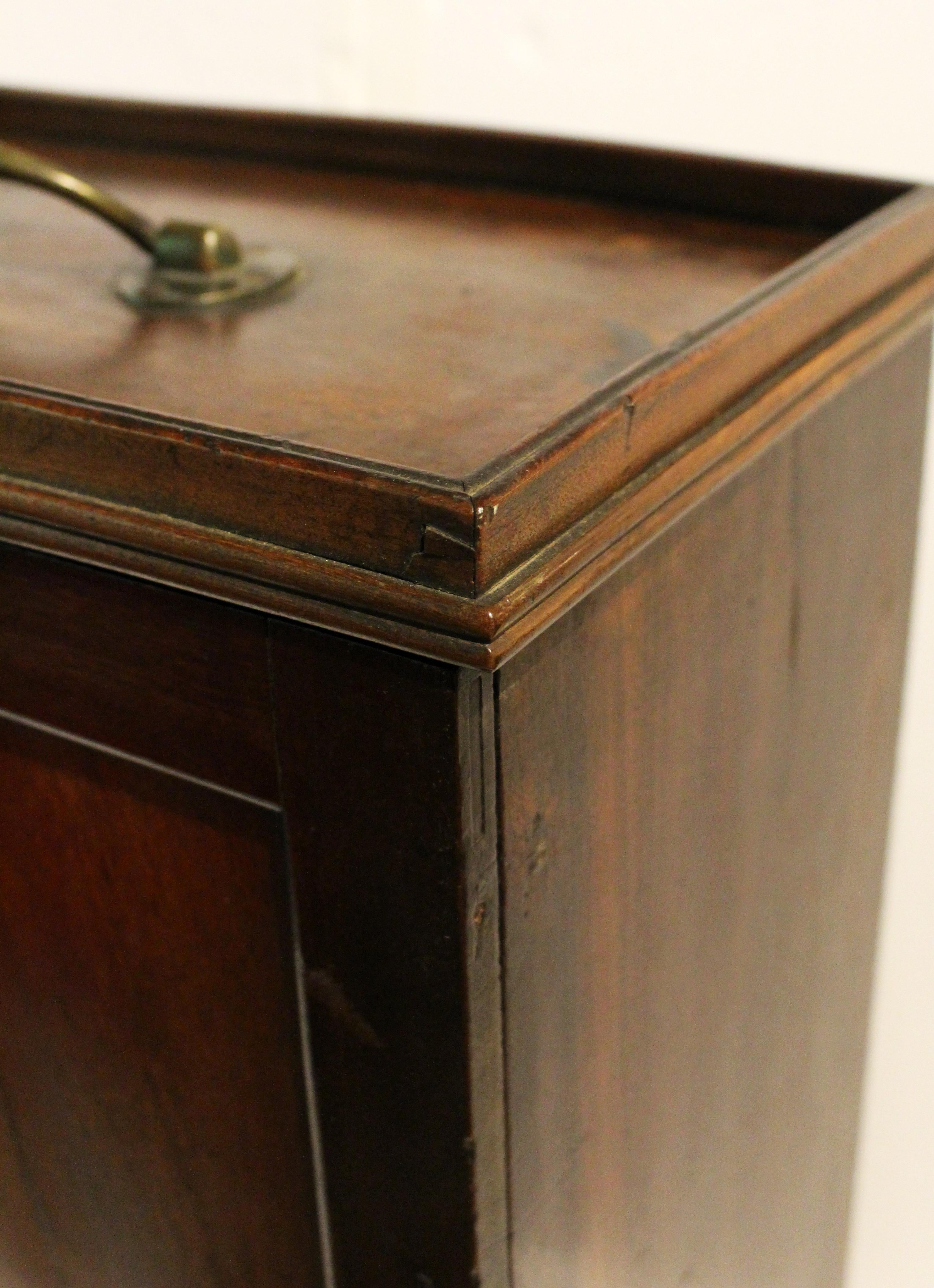 Circa 1780 Small Georgian Portable Tabletop Cabinet Box 6