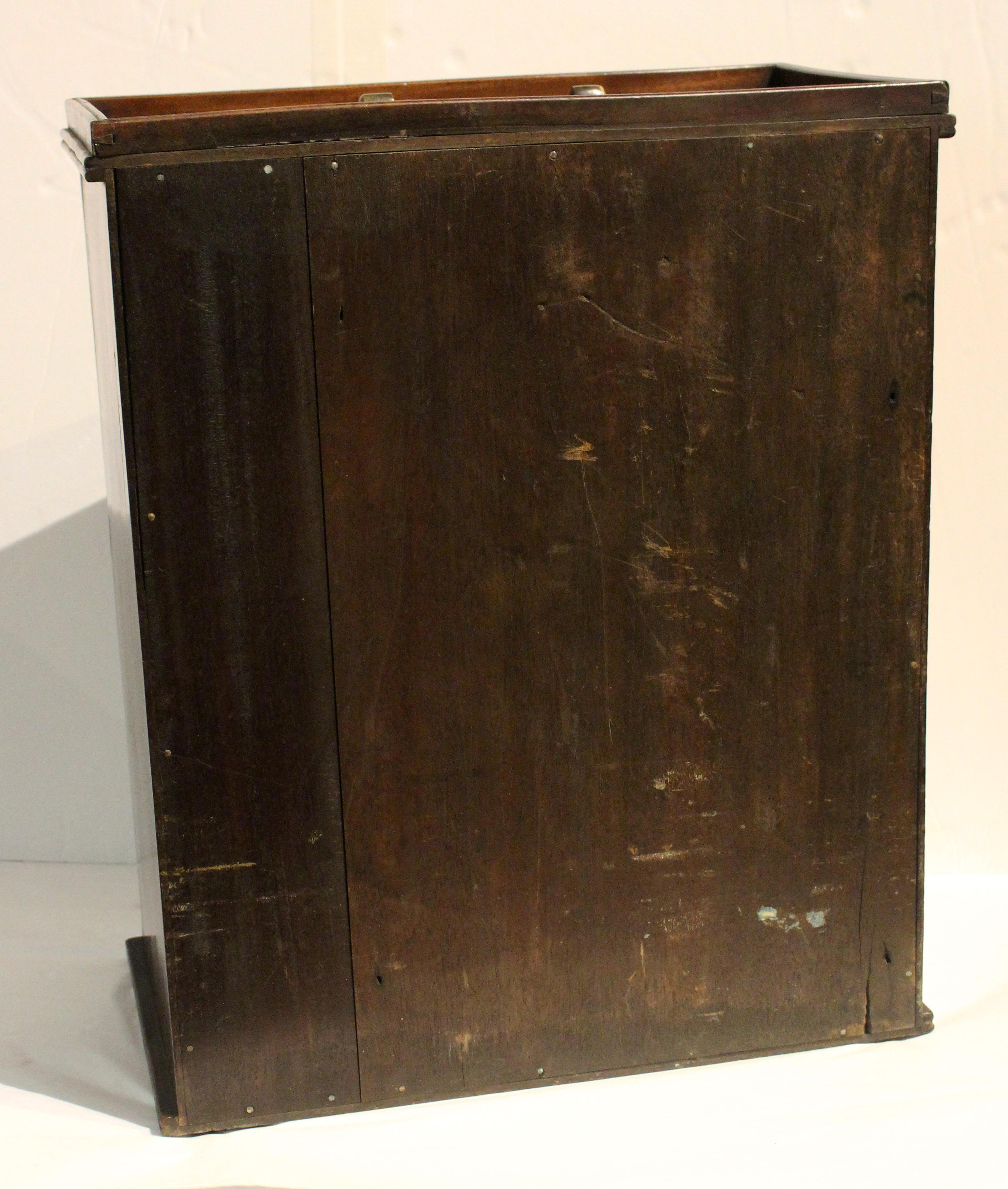 Circa 1780 Small Georgian Portable Tabletop Cabinet Box 3