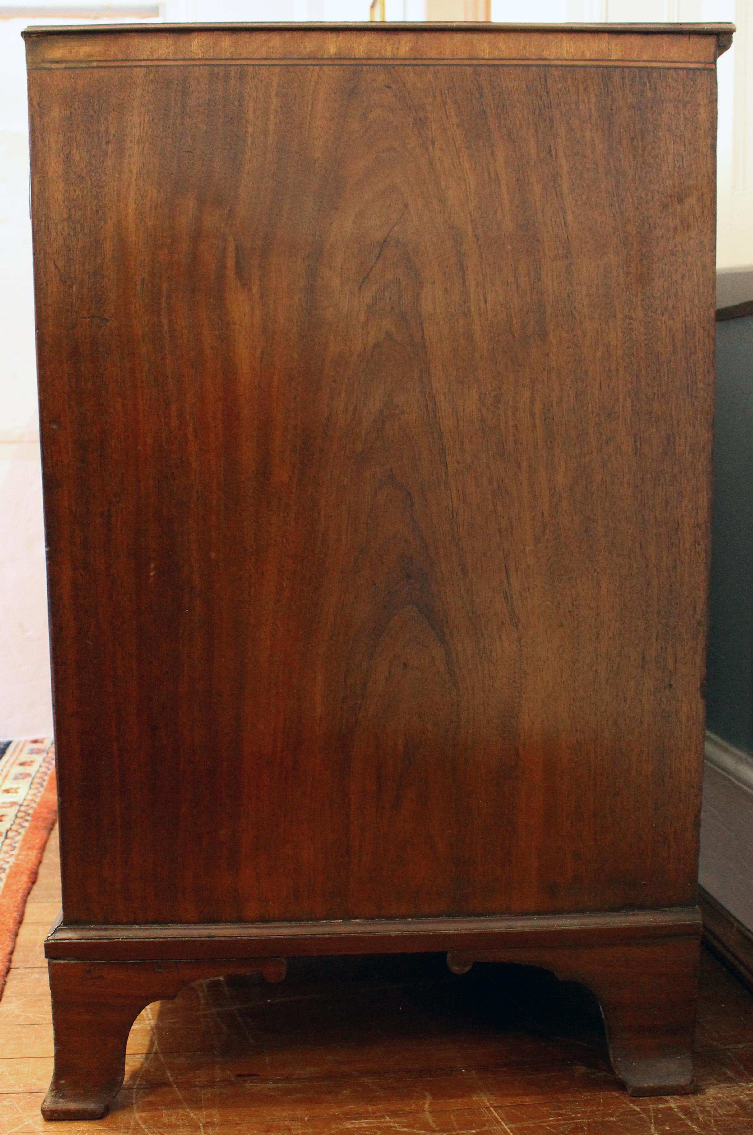 Late 18th Century Circa 1785 George III Period English Bachelor's Chest of Drawers