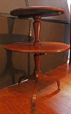 CIRCA 1790-1810 Tavolo o Etagere georgiano a ribalta inglese