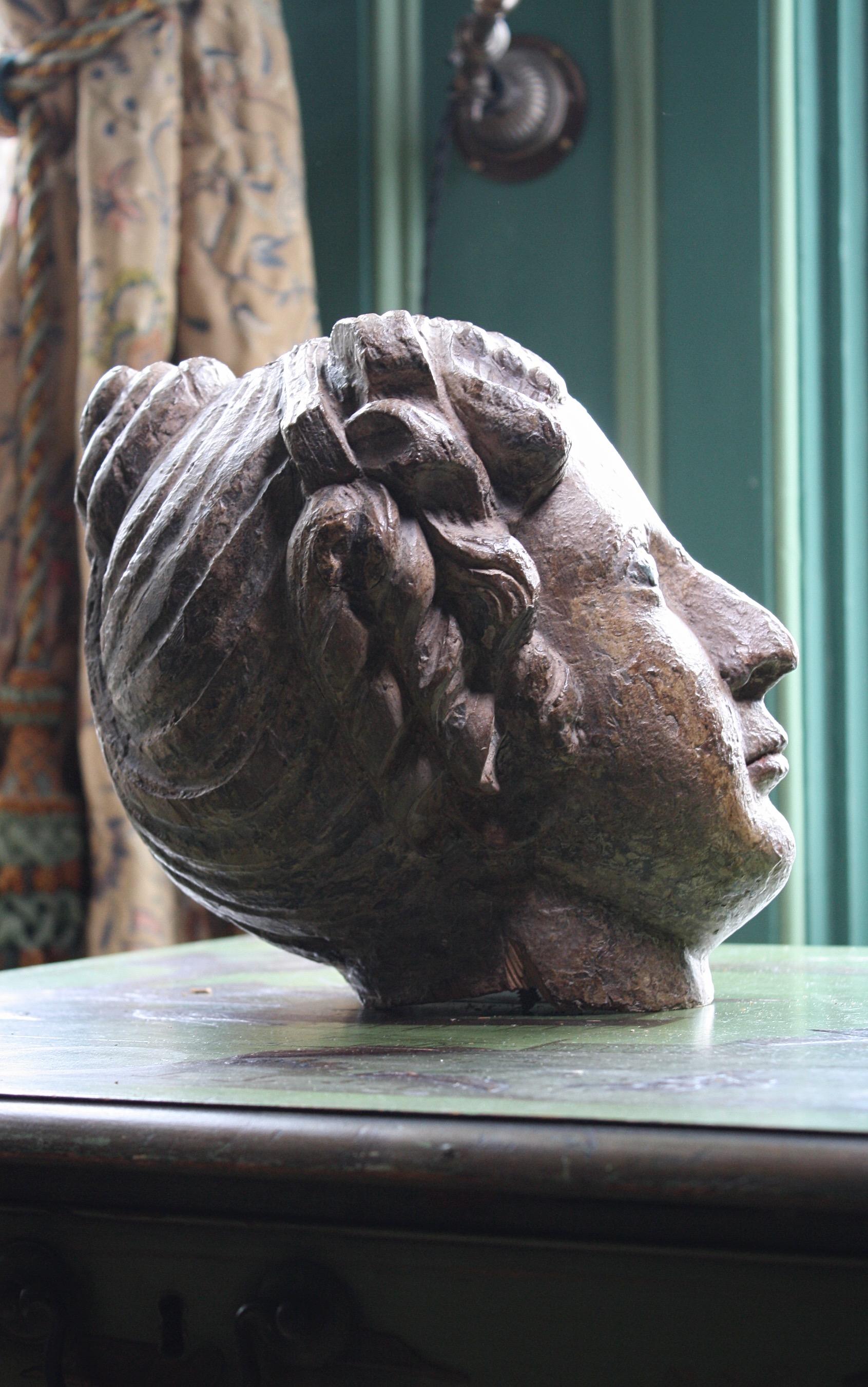 Circa 1790/1810 Regency Irish Carved Ships Figurehead 5