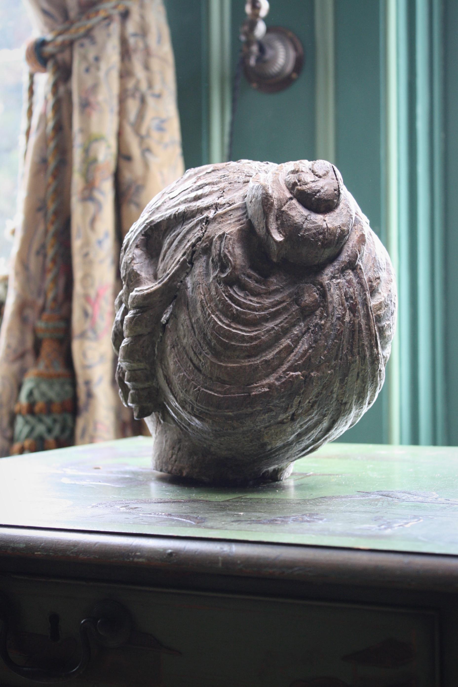 Circa 1790/1810 Regency Irish Carved Ships Figurehead 6