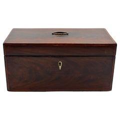 Circa 1790 Caja de té del periodo Jorge III inglés