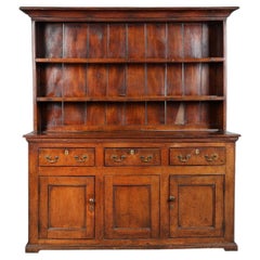 Circa 1790 George III English Oak Dresser
