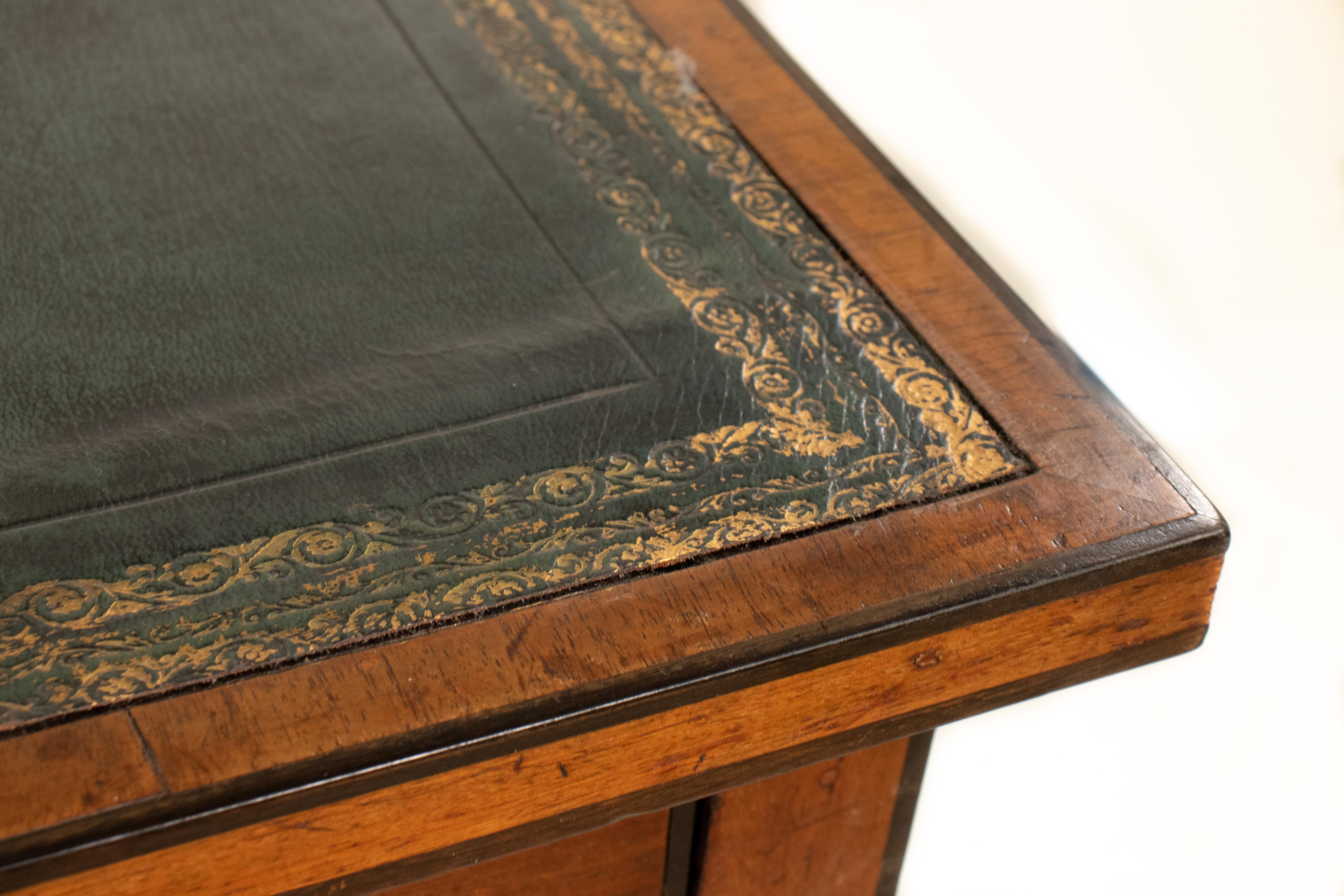 Circa 1790 George III Mahogany Writing Table For Sale 2