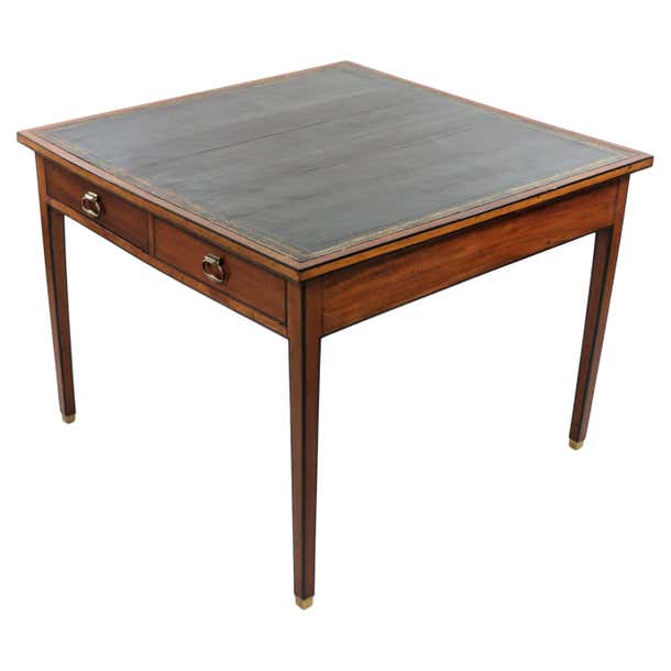 Circa 1790 George III Mahogany Writing Table For Sale at 1stDibs