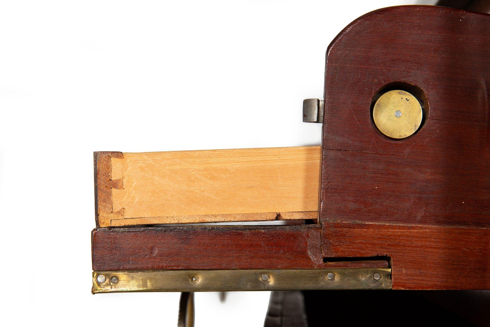 Circa 1790 Swedish Gustavian Marble Top Mahogany Desk Commode Chest For Sale 4