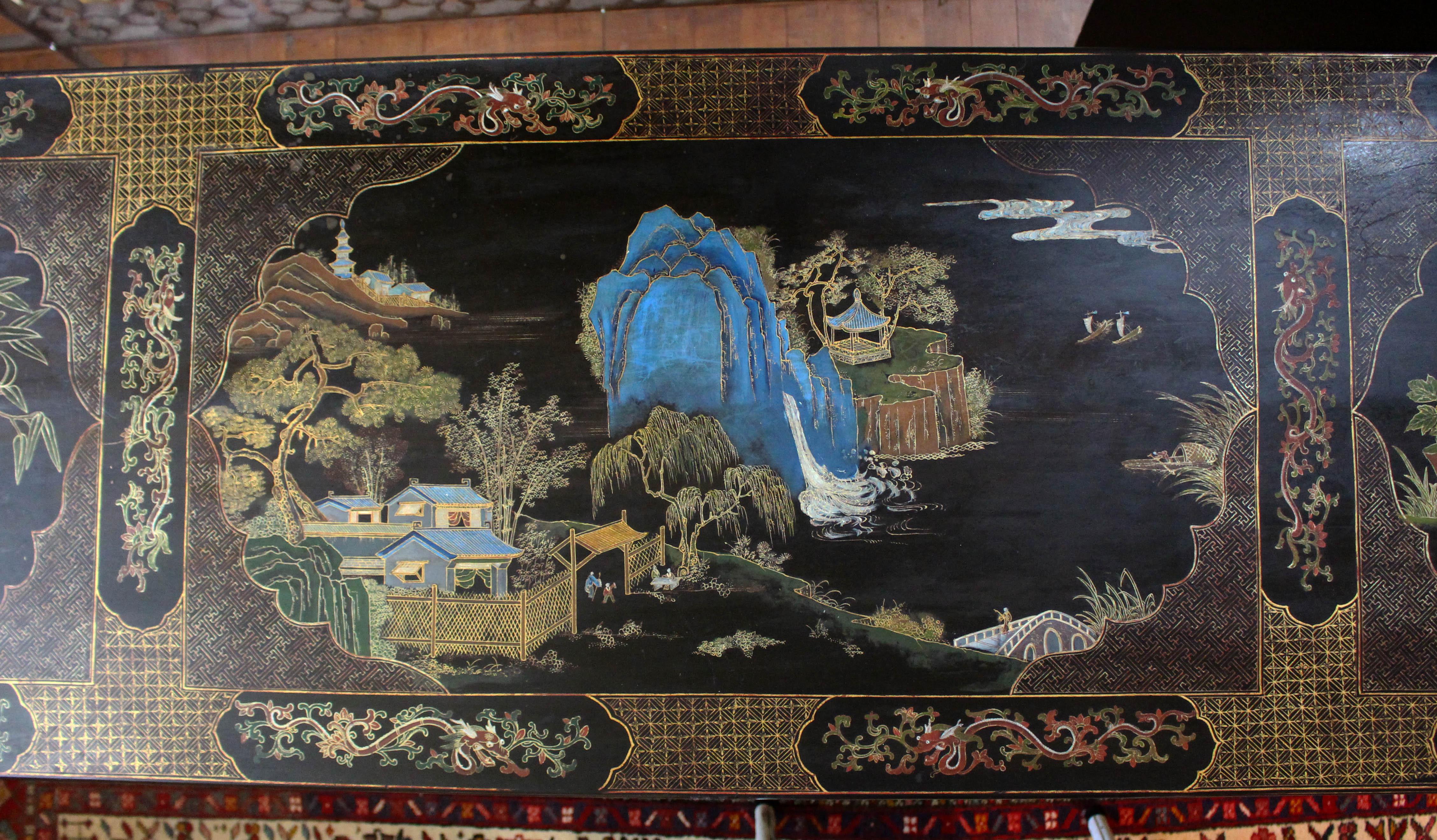 Lacquered Circa 1800-1850 Chinese Altar Table