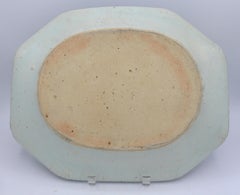 Circa 1800-30 Blue Canton Platter, Chinese Export