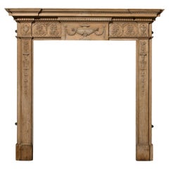 Circa 1800 Secolo inglese in pino Neoclassico