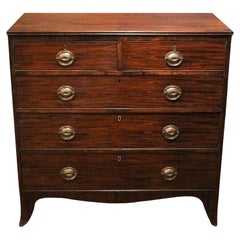Antique Circa 1800 English George III Period Chest of Drawers