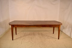 Table de ferme en châtaignier français CIRCA 1800