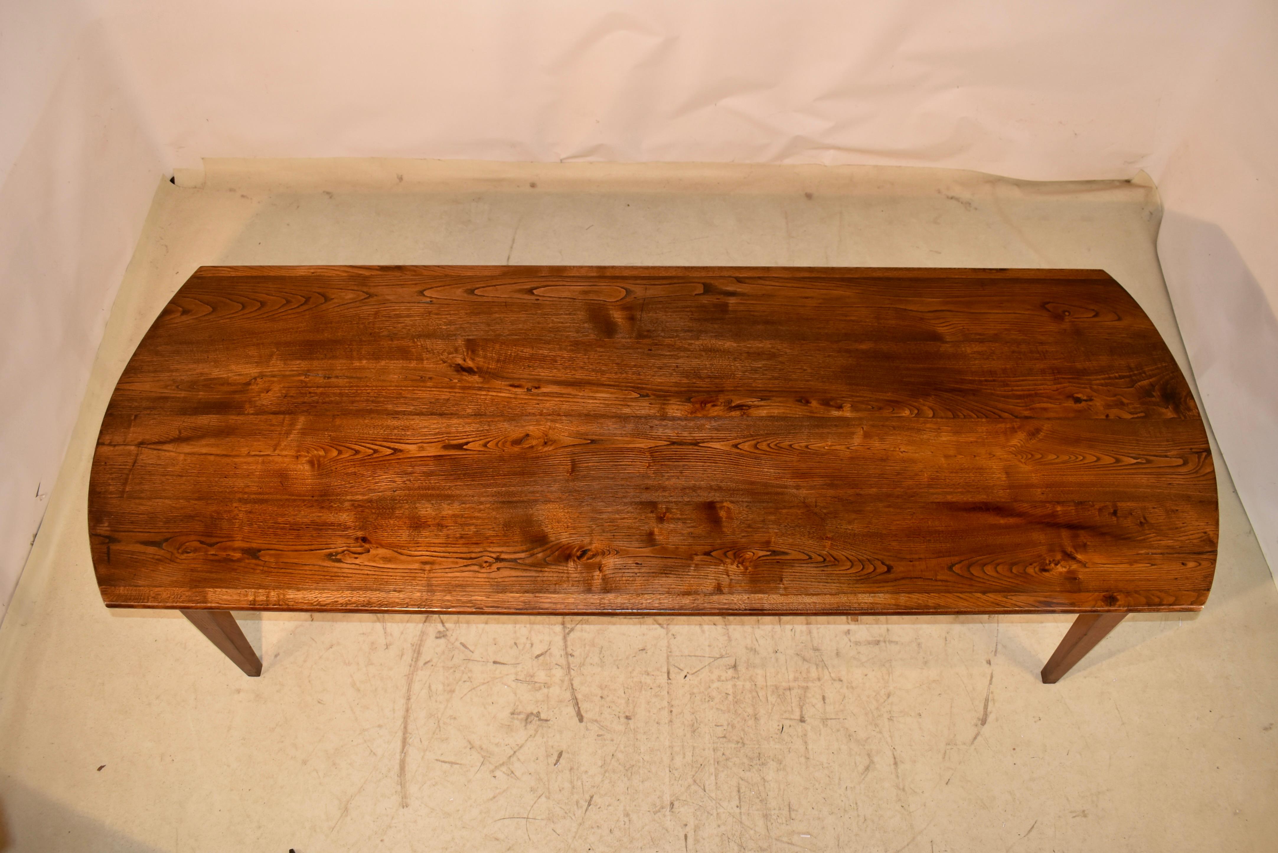 Circa 1800 French Chestnut Farm Table For Sale 3