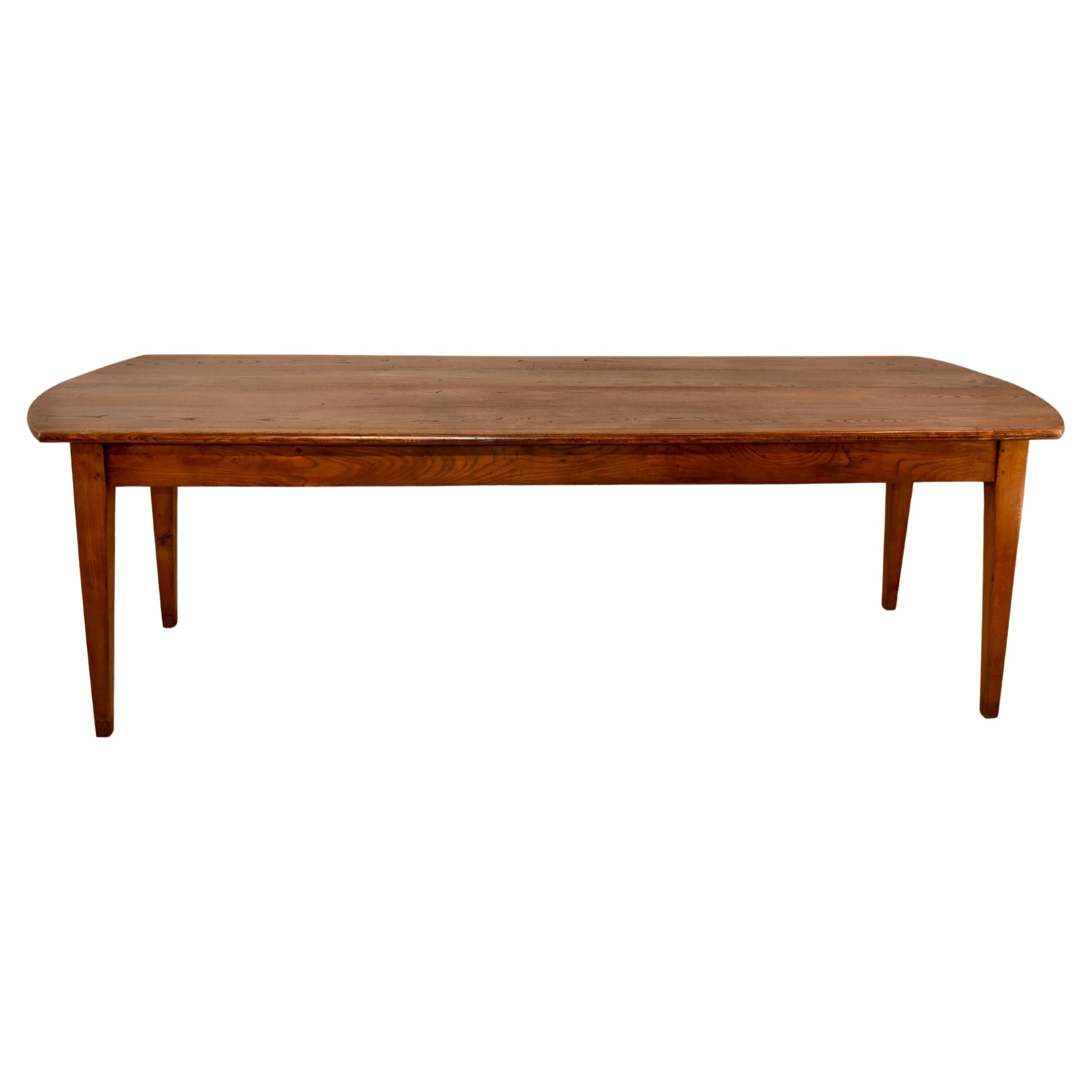 Circa 1800 French Chestnut Farm Table For Sale
