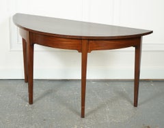 CIRCA 1800 GEORGE III DEMI LUNE HALL SiDE END TABLE J1