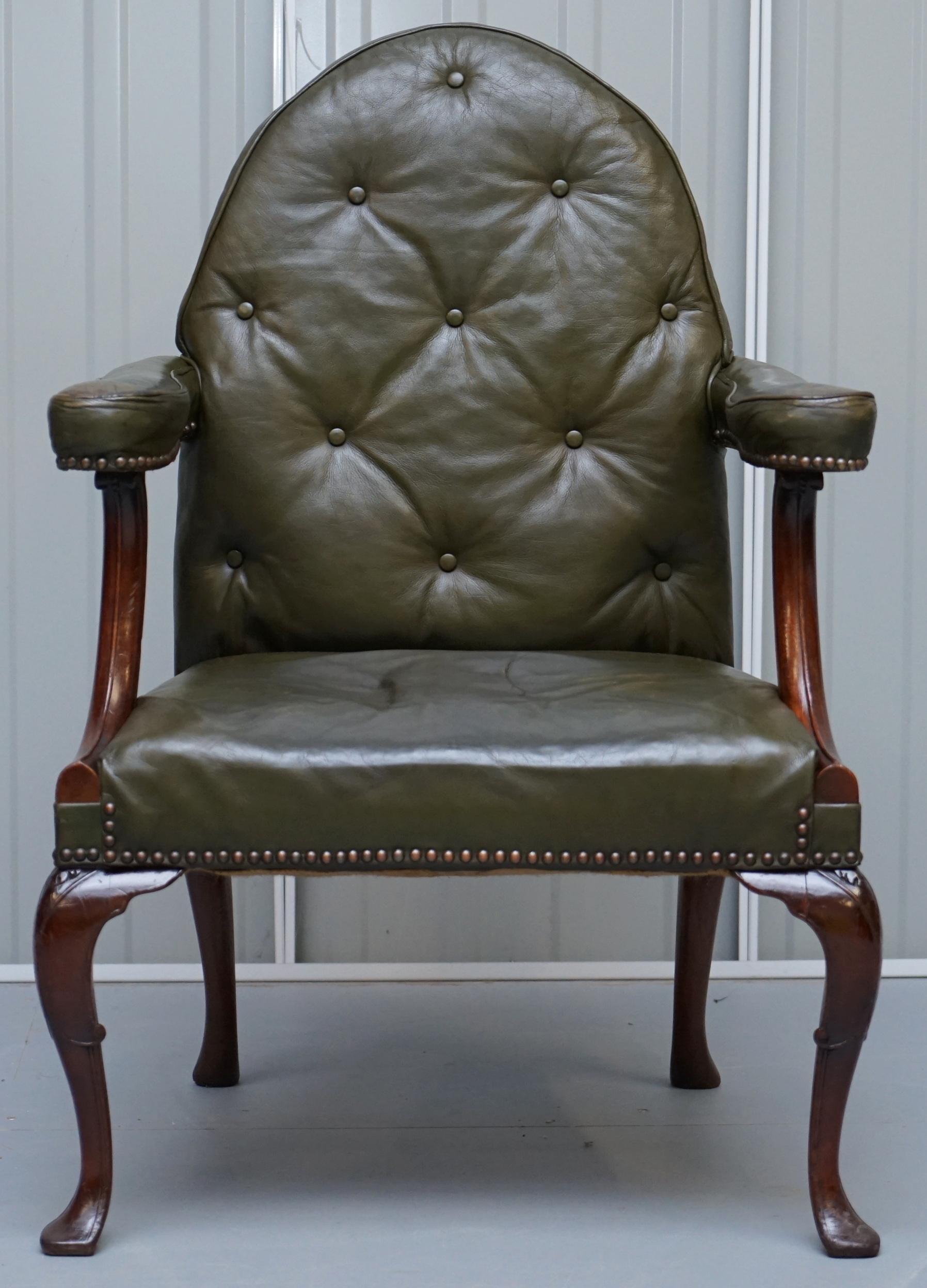 We are delighted to offer for sale this very rare original steeple back circa 1800 Georgian Irish in the Gothic revival manor armchair

A very good looking collectable and decorative armchair. It’s made after the early Gothic designs which were in