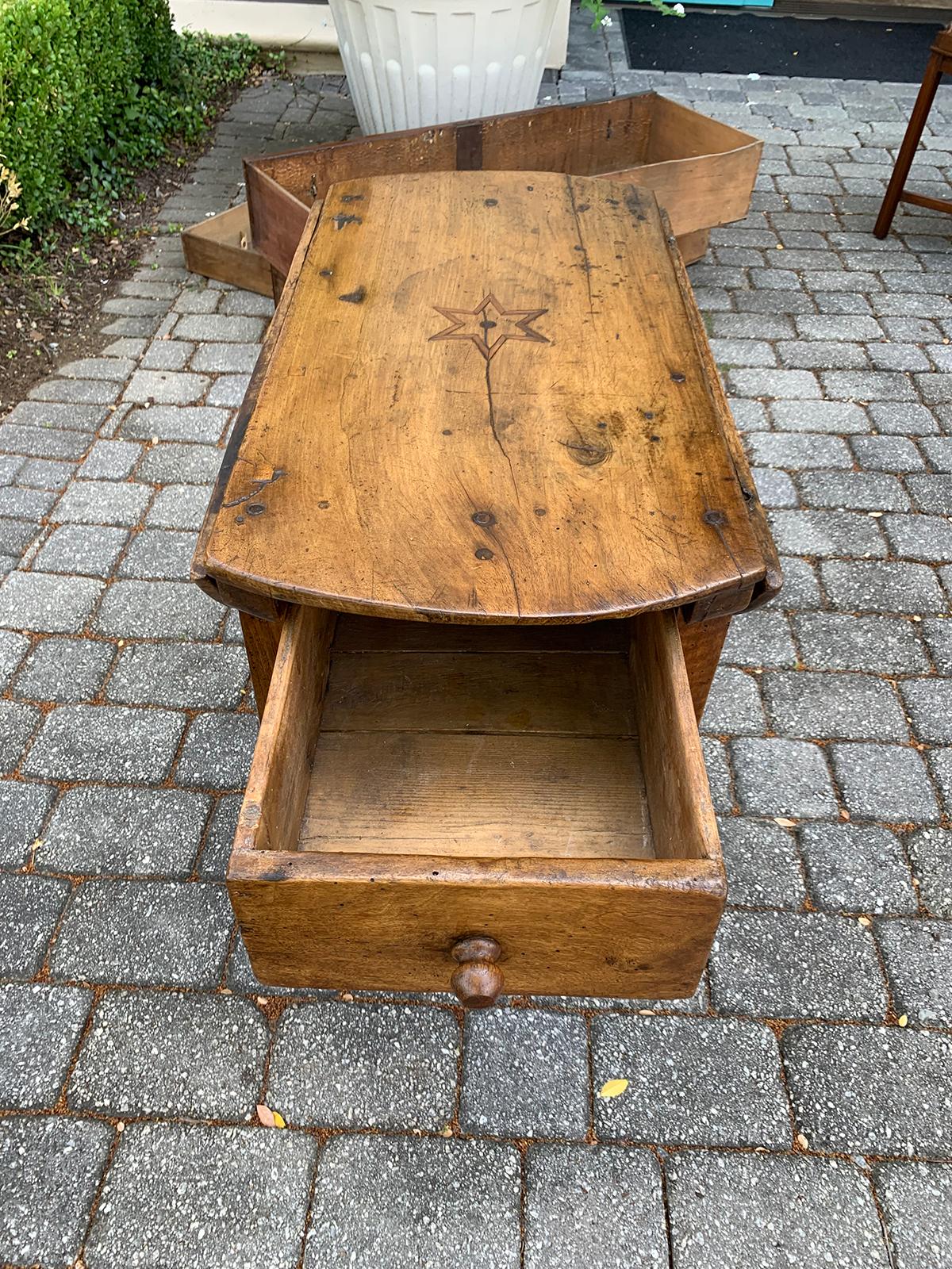 Inlaid Drop-Leaf Table with Drawer, Possibly George I, circa 1800 8