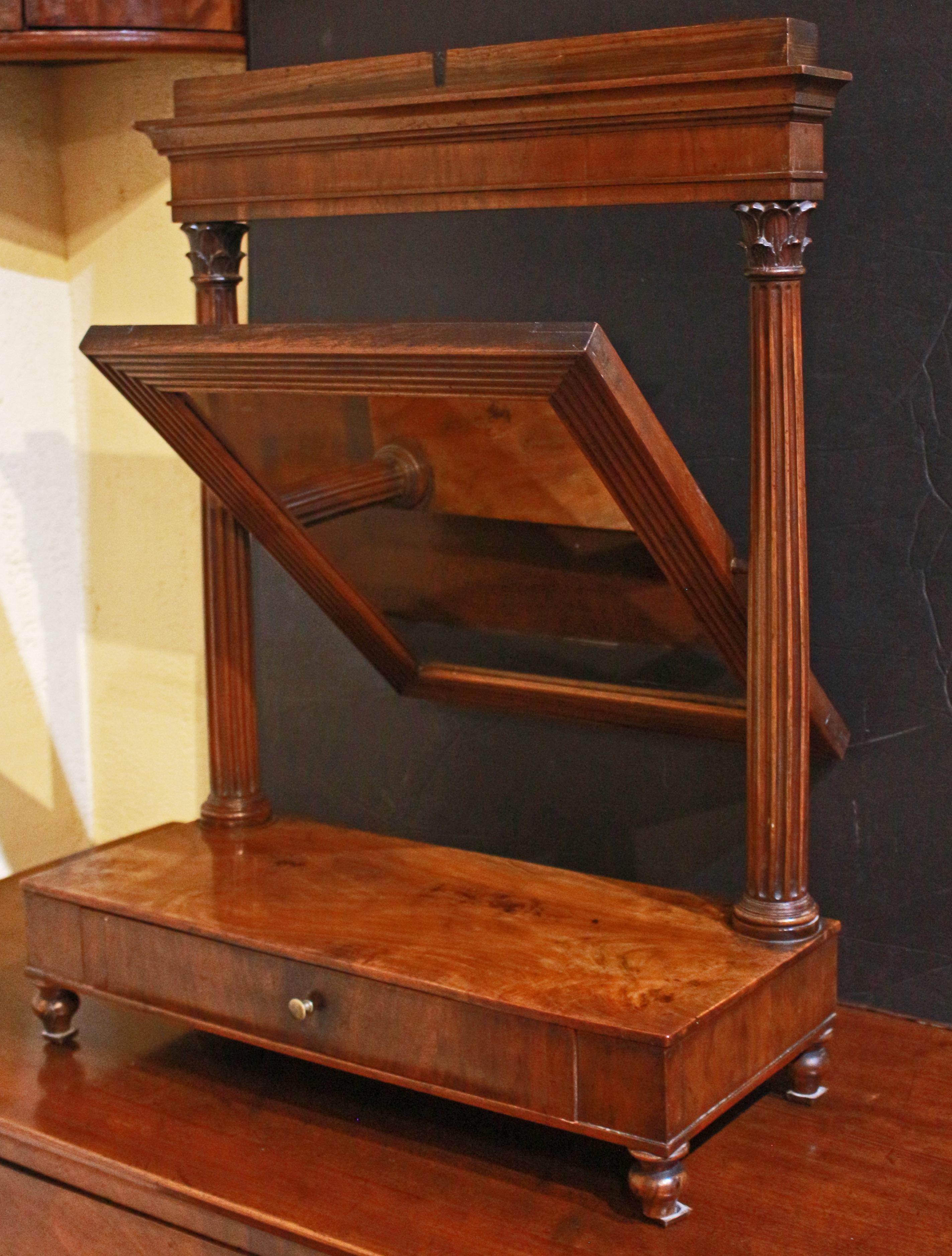 Other Circa 1800 Italian Table Top Dressing Mirror For Sale