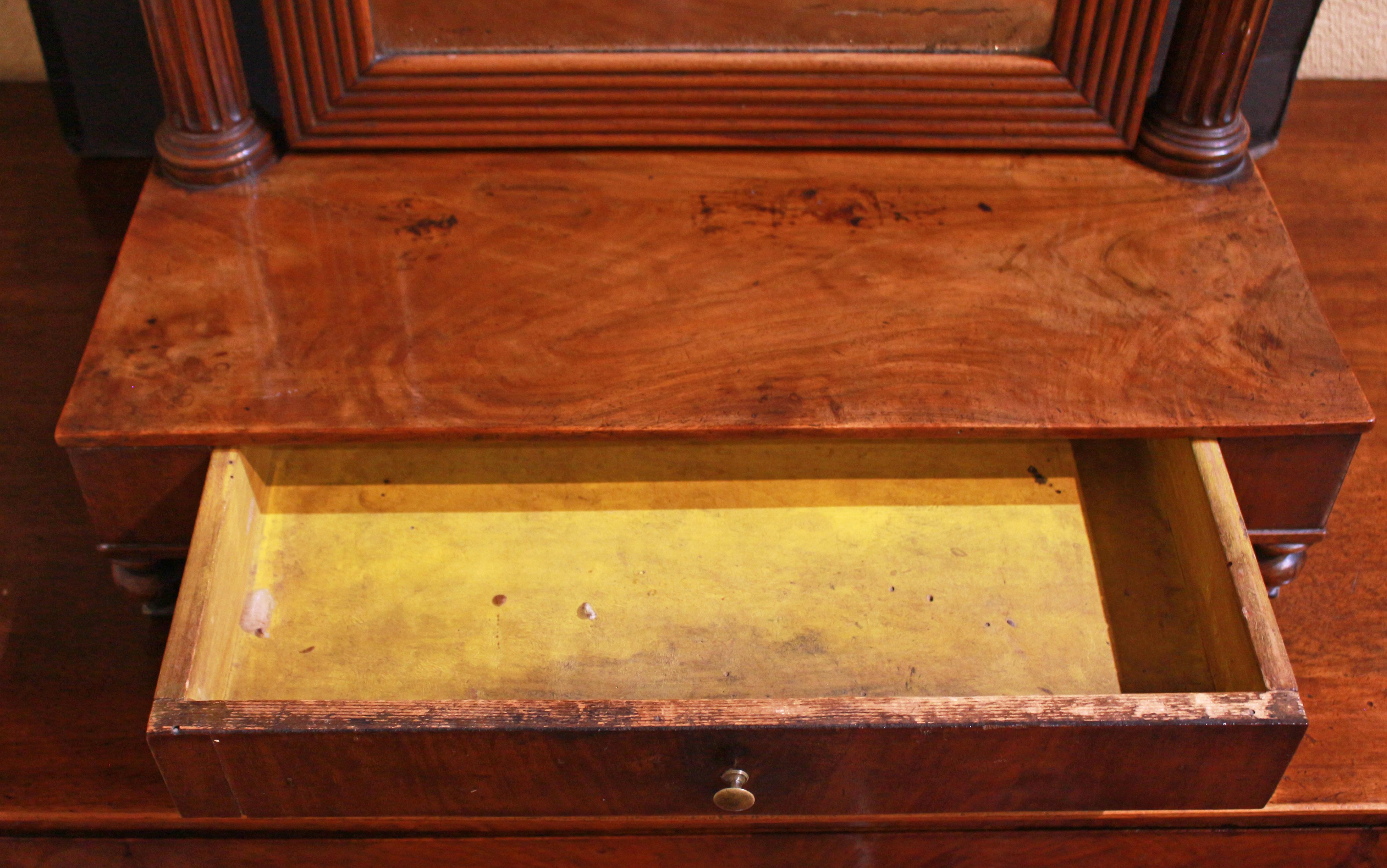 Early 19th Century Circa 1800 Italian Table Top Dressing Mirror For Sale