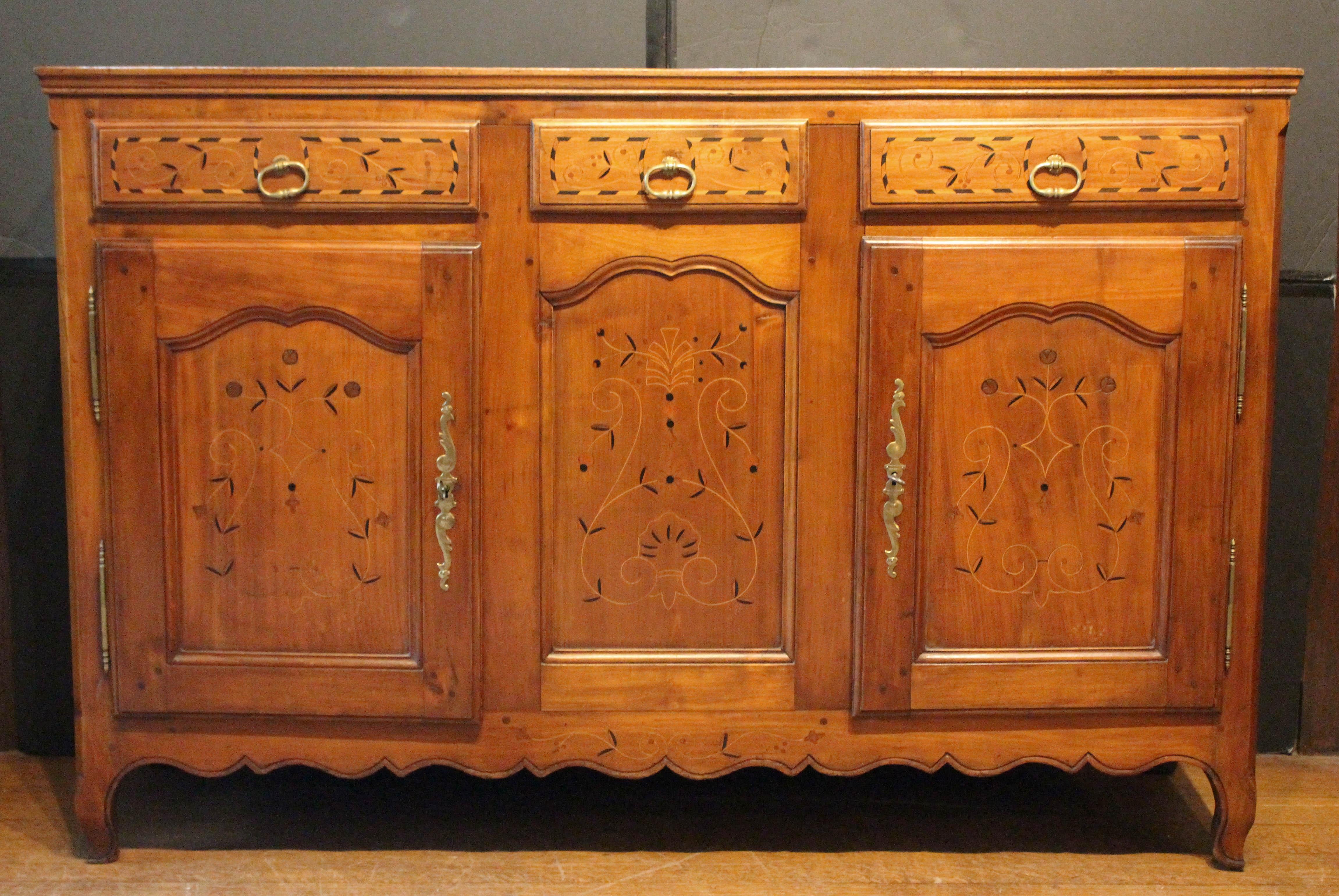 19th Century Circa 1800 Louis XV-XVI French Transitional Enfilade For Sale