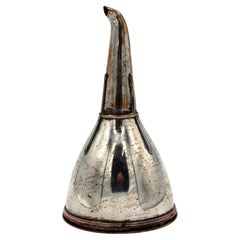 CIRCA 1800 Old Sheffield Platte Silber auf Kupfer Wein Trichter