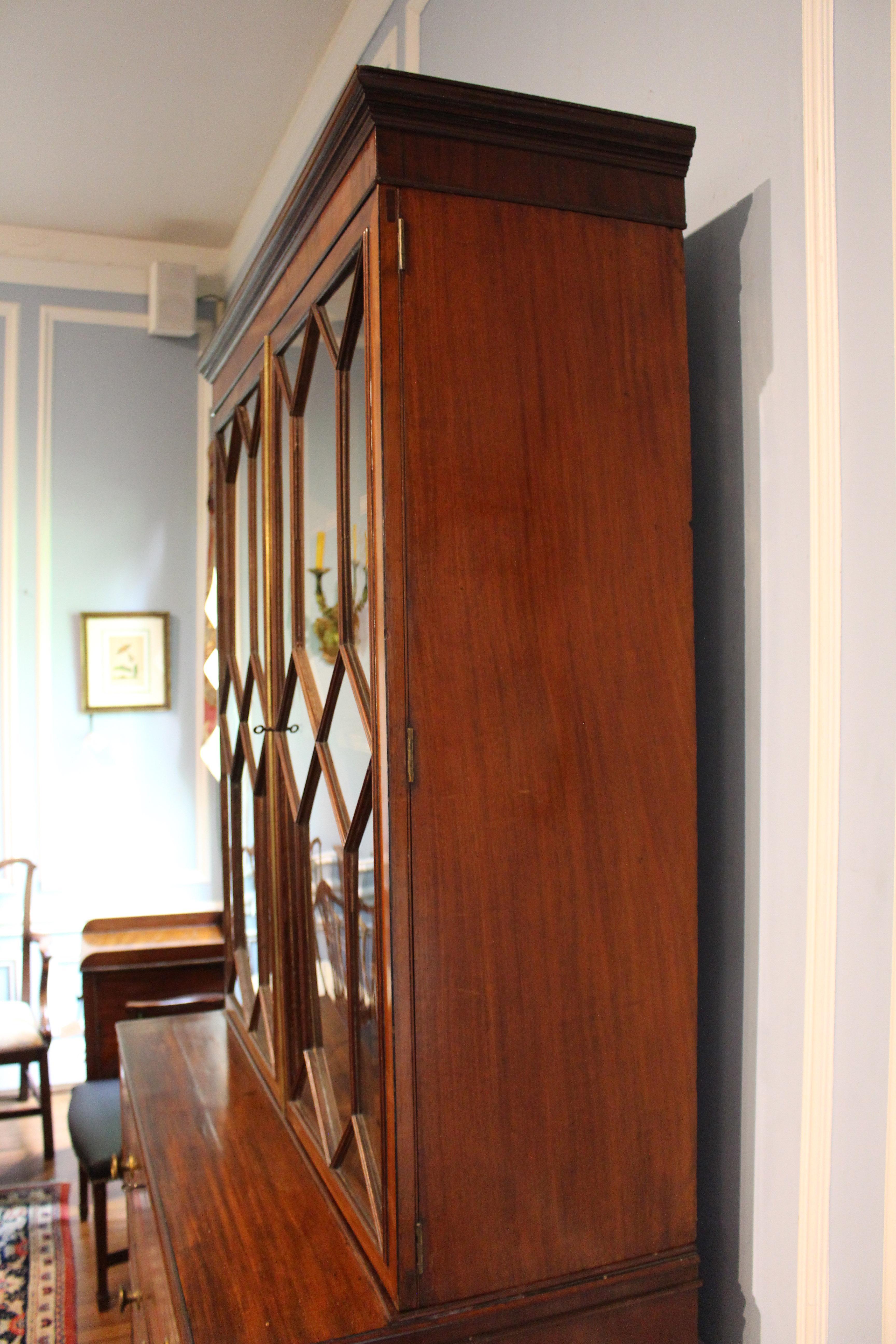 circa 1800 Secretarie Bookcase, English, George III 11