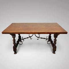 Spanish Walnut Table, circa 1800