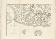 Circa 1802 Map of the Troad Region by Tardieu – From the Voyage de la Troade
