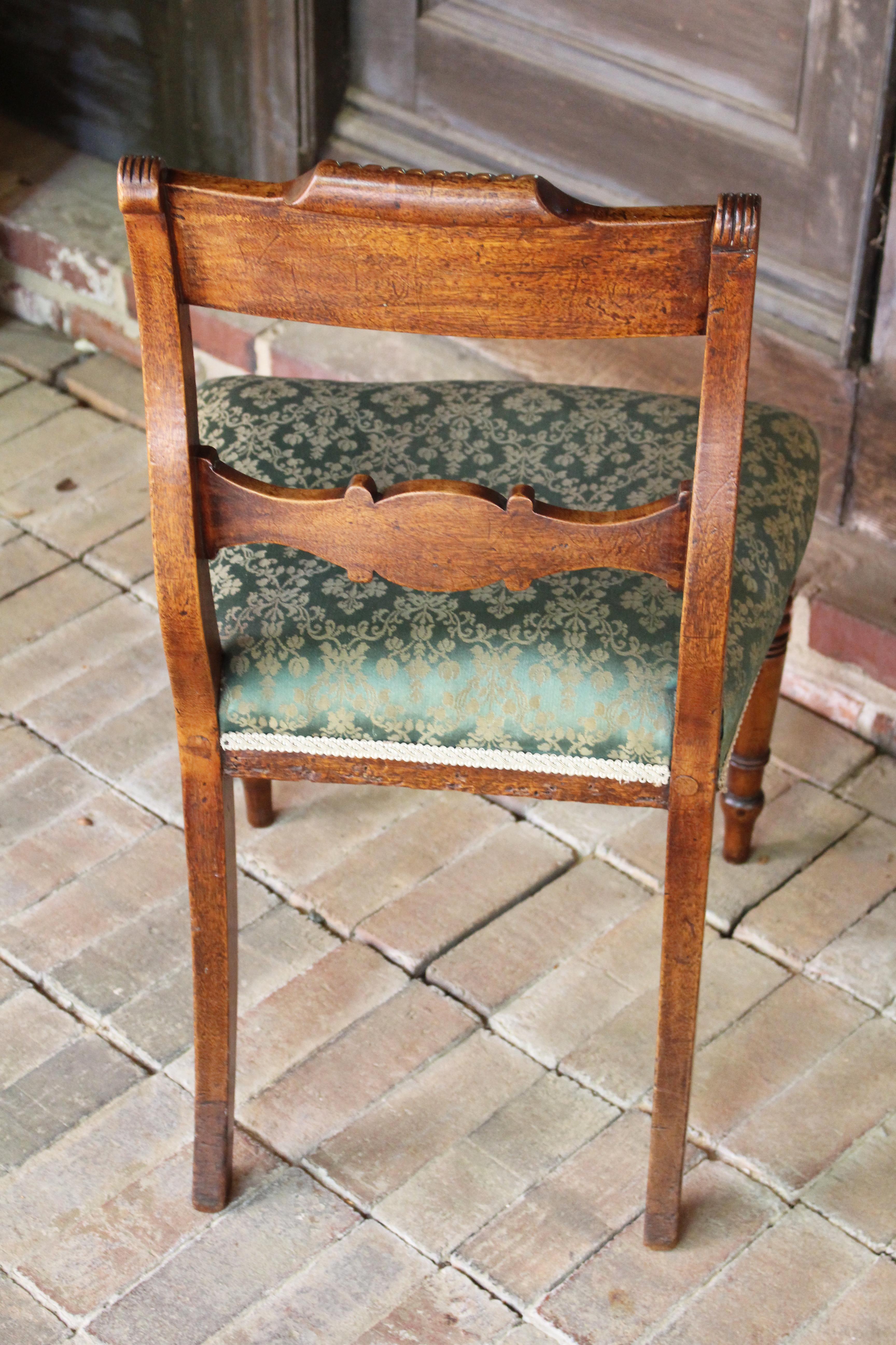 Circa 1805-15 Regency English Mahogany Side Chair 1