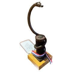 Soporte para reloj Serpiente de la Época Imperio Circa 1810