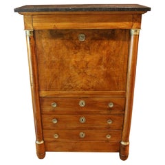 Circa 1810 Empire Period Secretaire à Abatant