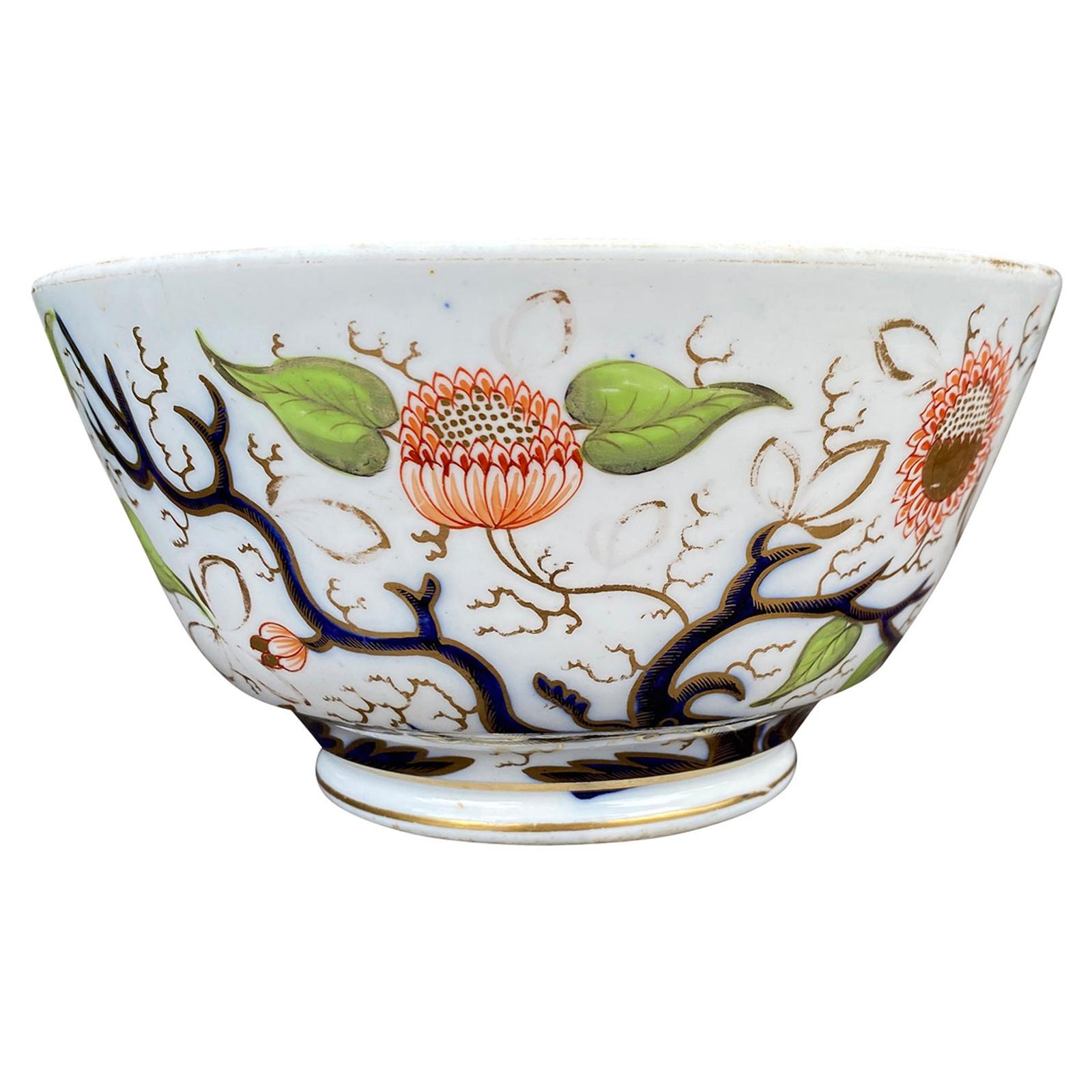 Circa 1810 English Coalport Porcelain Bowl, Marked 1261