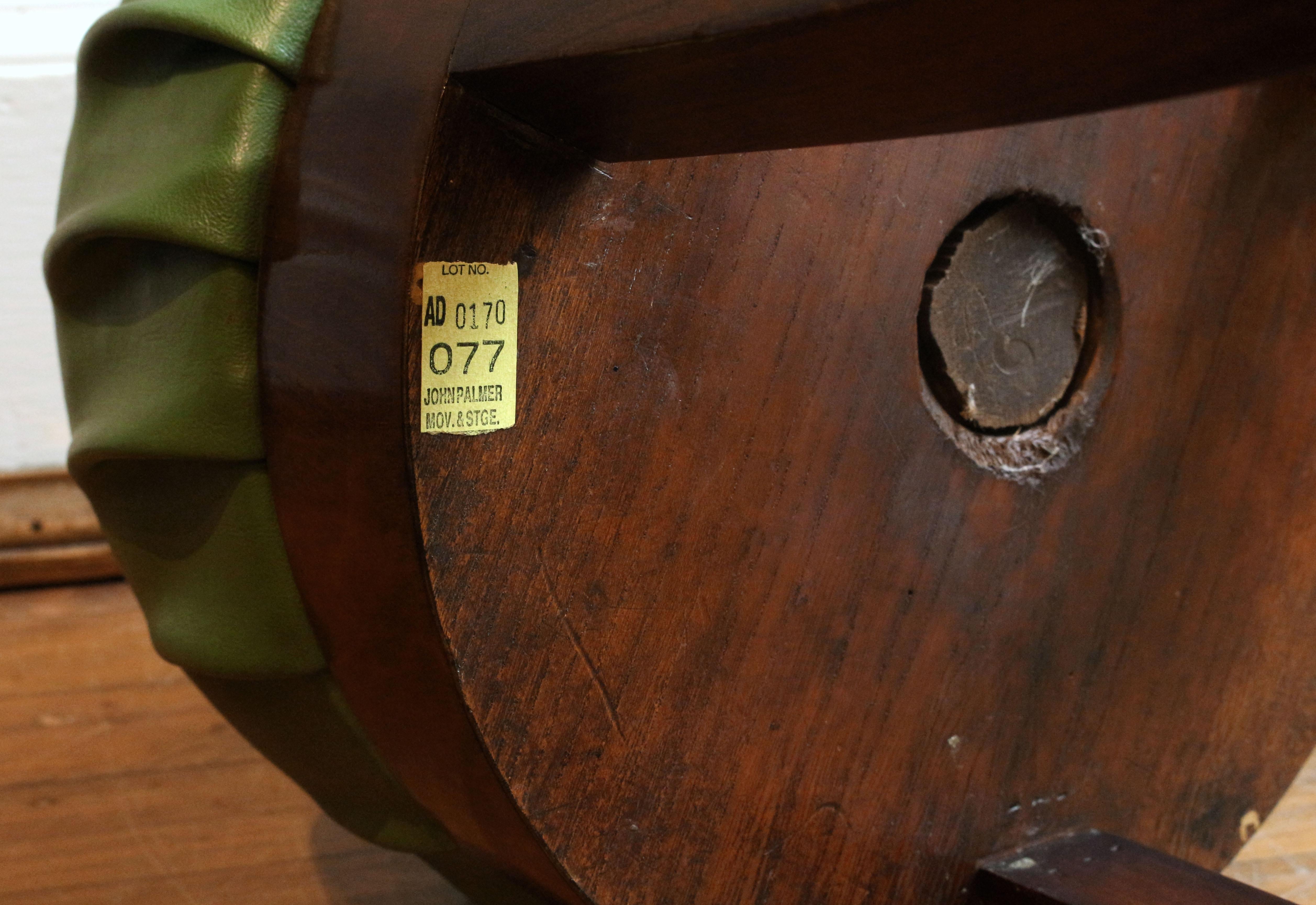 circa 1810 English Regency Mahogany Revolving Piano Stool For Sale 1