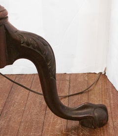 Circa 1810 George III Bedpost Now as a Floor Lamp
