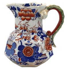 Circa 1815-30 Gran jarra o jarro "Mason's Patent Ironstone China