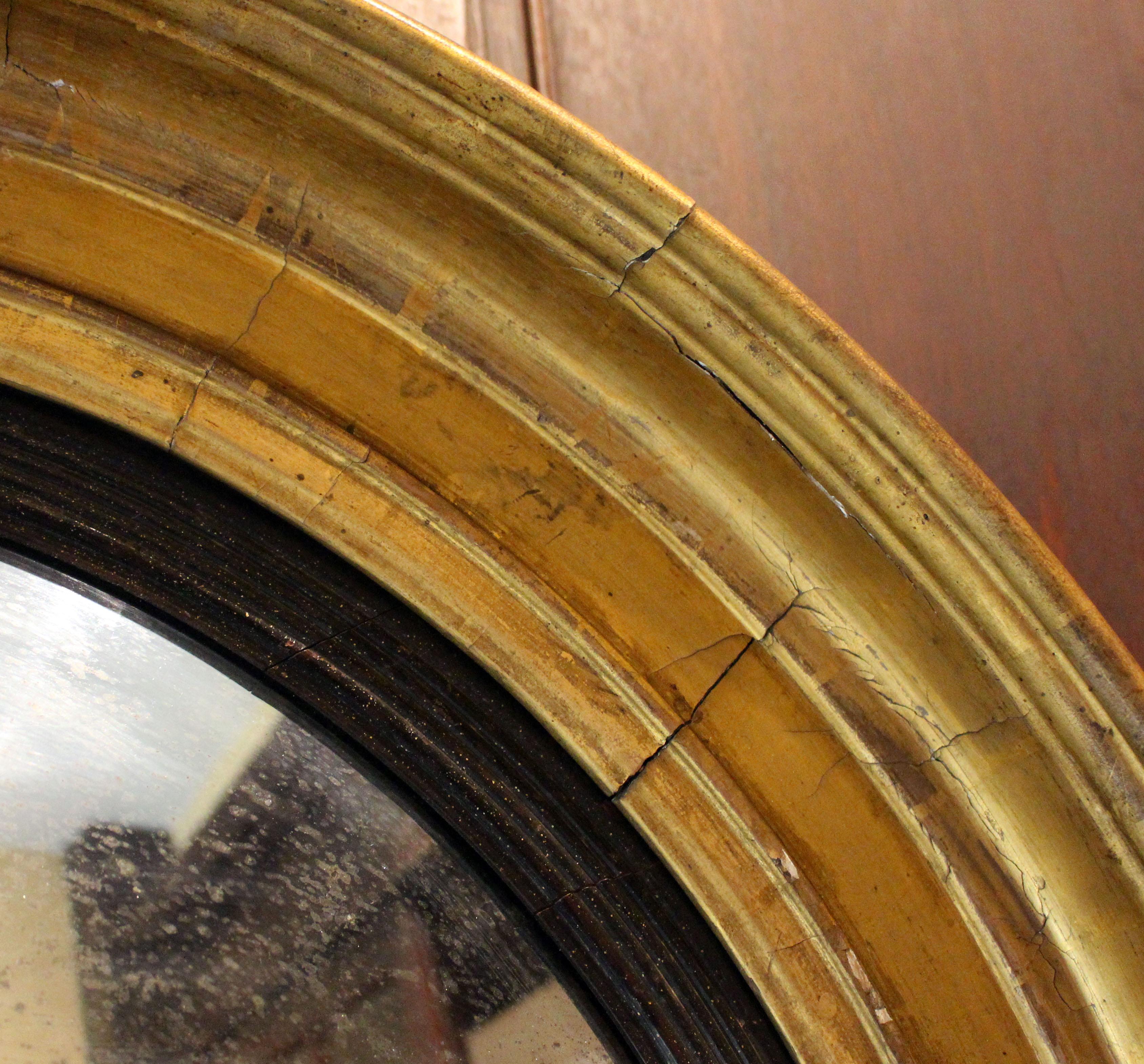 Circa 1815 English Regency Bull's Eye Girondole Mirror 3