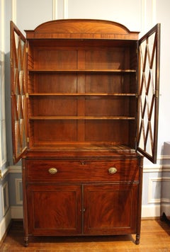 Mobile libreria secretaire inglese CIRCA 1815