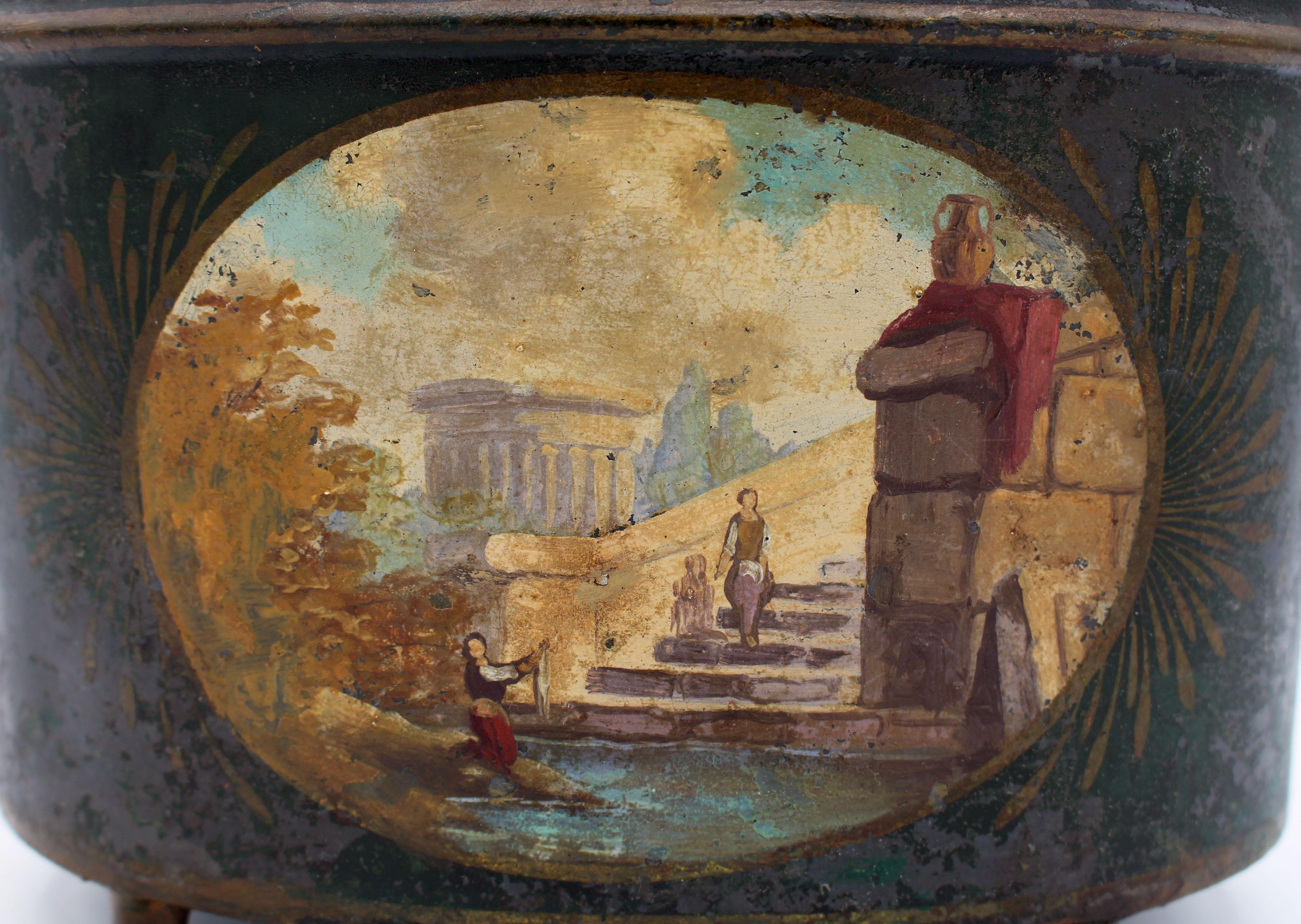 Francese CIRCA 1815 Cachepot o Jardiniere ovale francese in tiglio in vendita