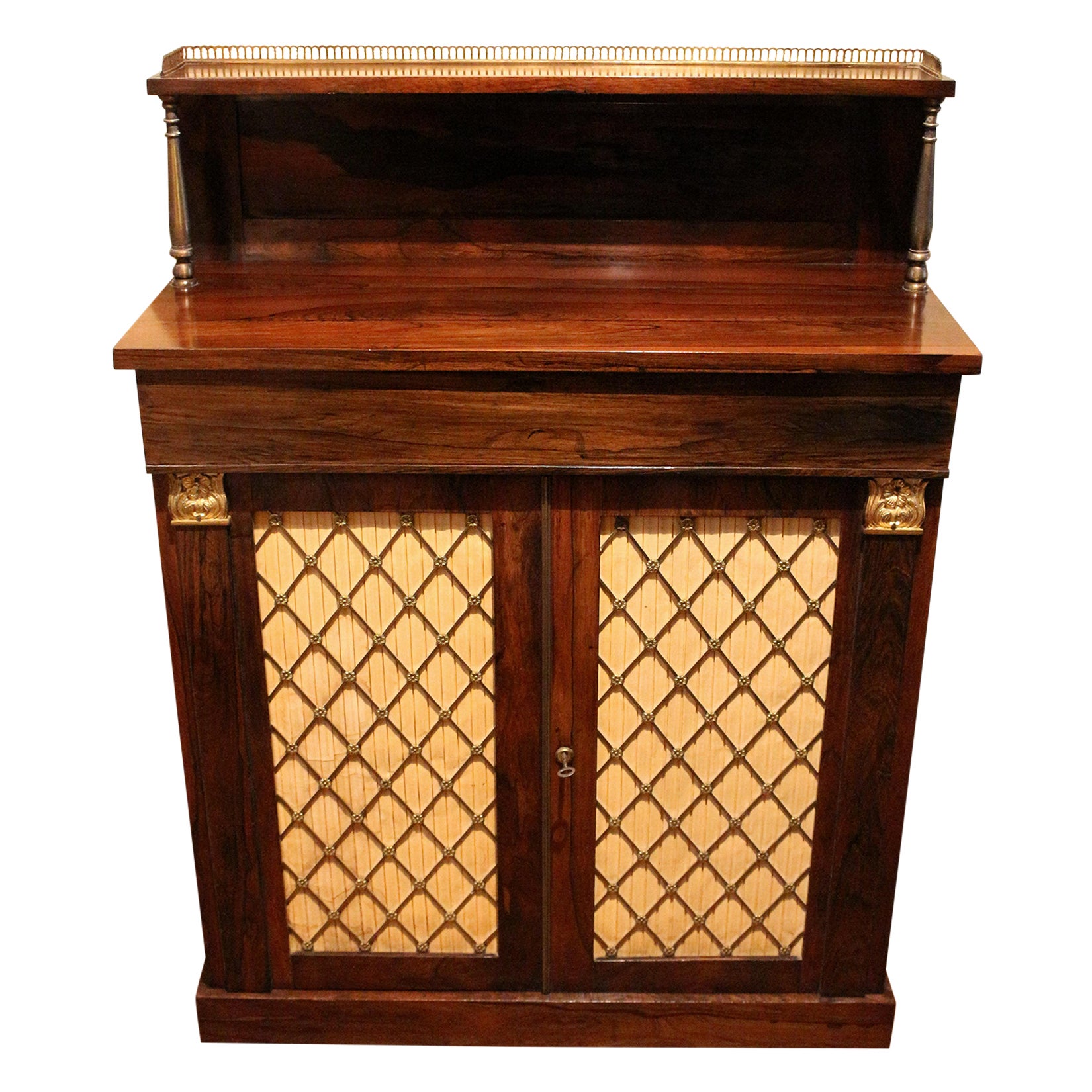 Vers 1815 Chiffonnier d'époque Régence, anglais