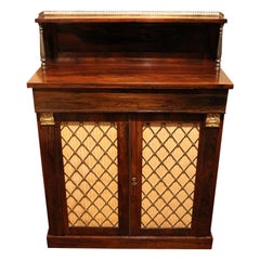 Vers 1815 Chiffonnier d'époque Régence, anglais