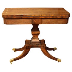 Circa 1815 Regency Period Swivel Top Games Table