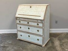 Circa 1816 Swedish Gustavian Style Painted Drop Front Desk