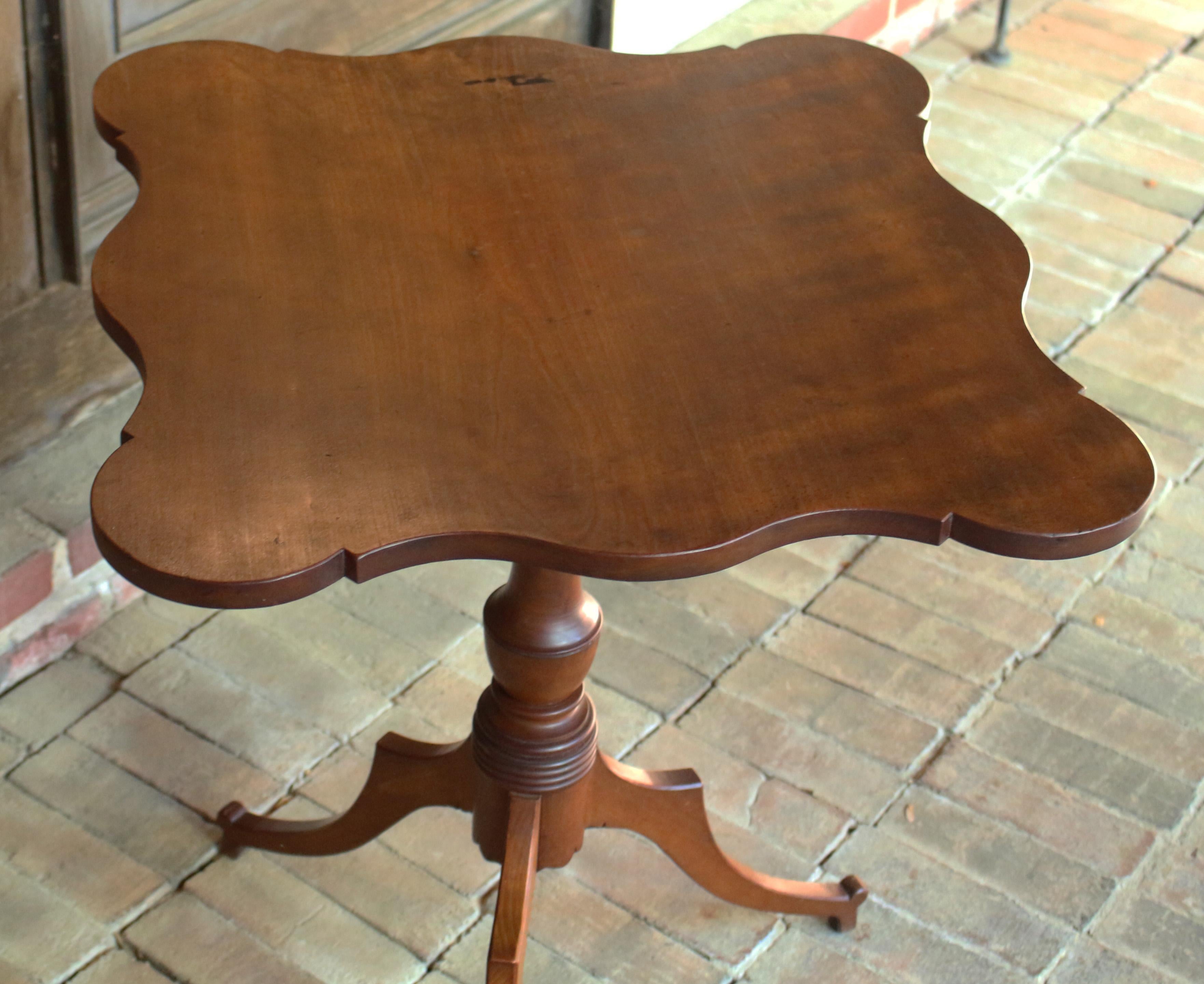 circa 1820-30 American Tilt-Top Tea Table 2