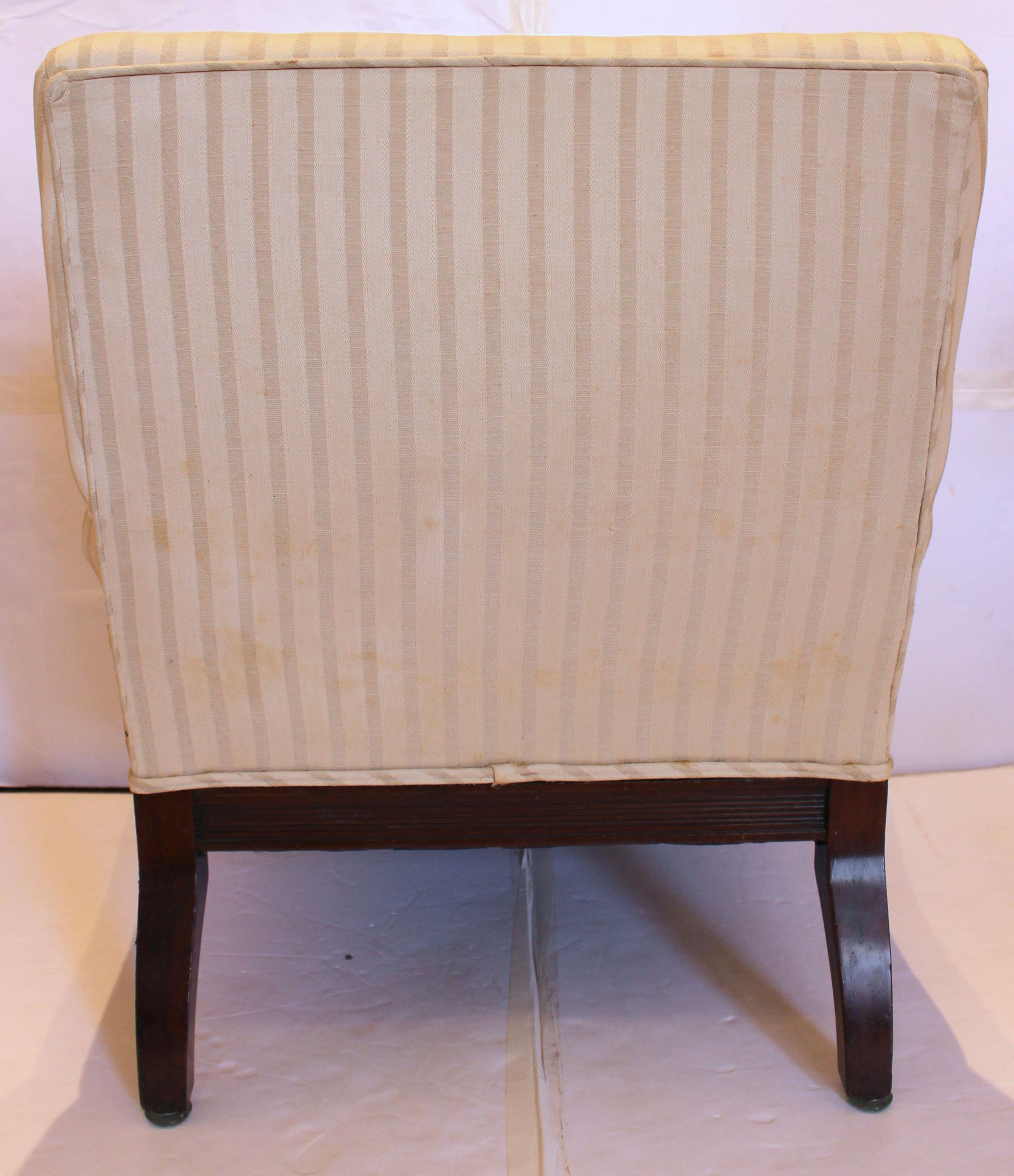 George III Circa 1820-30 George IV/Late Regency Period Library Easy Chair, English