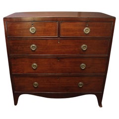 Circa 1820 English Regency Period Chest of Drawers