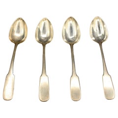 Used Circa 1820 Set of 4 Teaspoons by Rob & Rob Keay