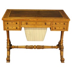 Circa 1825-35 Regencia-Período de William IV Escritorio inglés de mesa de escribir