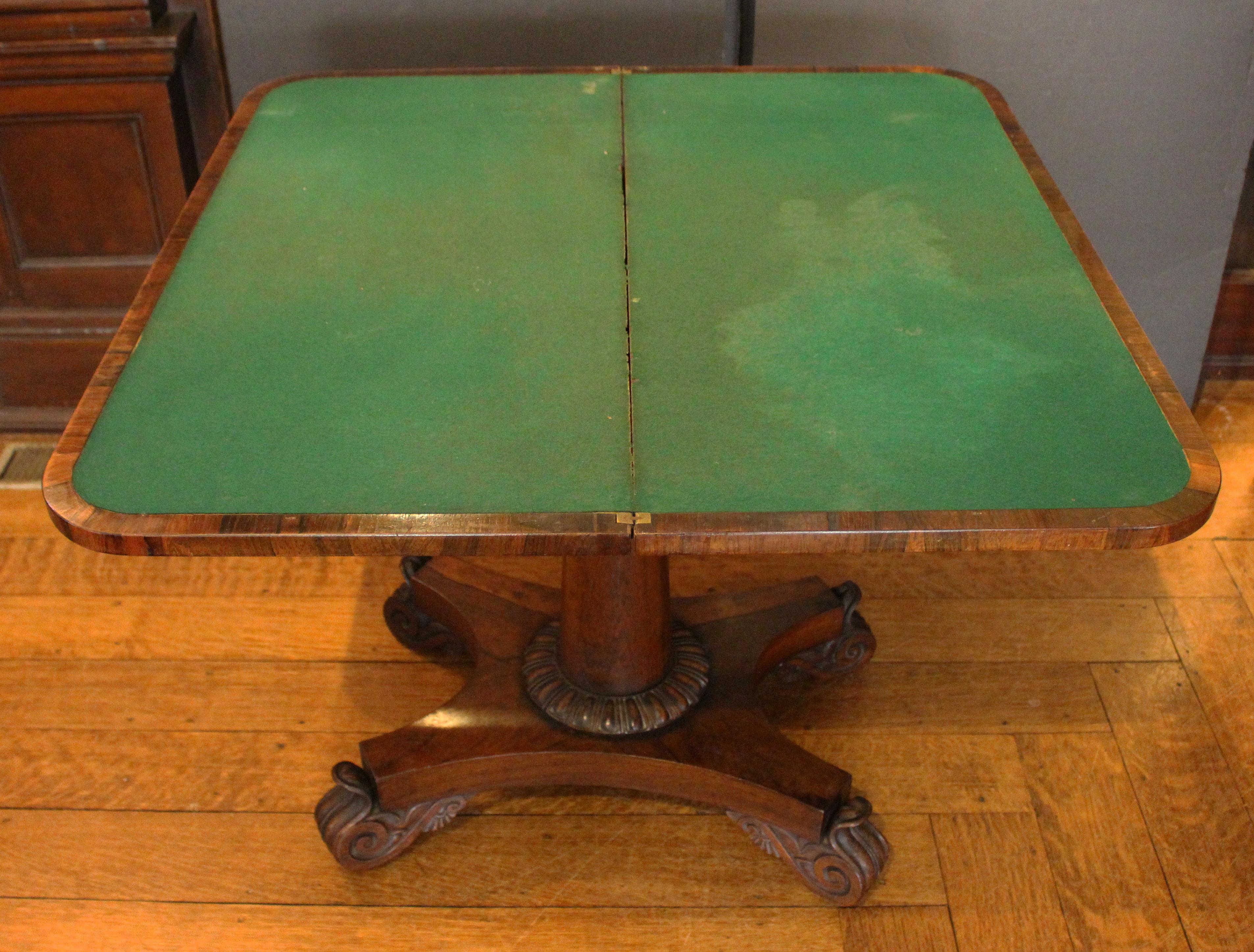 antique card table